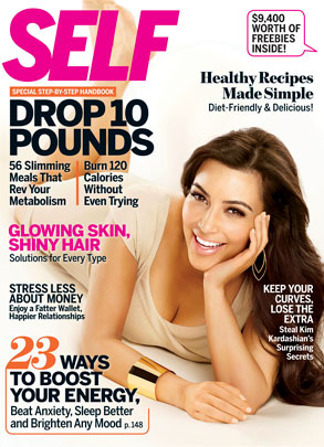 Kim Kardashian, Self Magazine Kim Kardashian, Self Magazine
